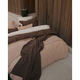PURE 68 jeté/couvre-lit 160x250 cm Truffe foncée (coton)