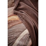 PURE 68 plaid/sprei 160x250 cm Dark Truffle (katoen)