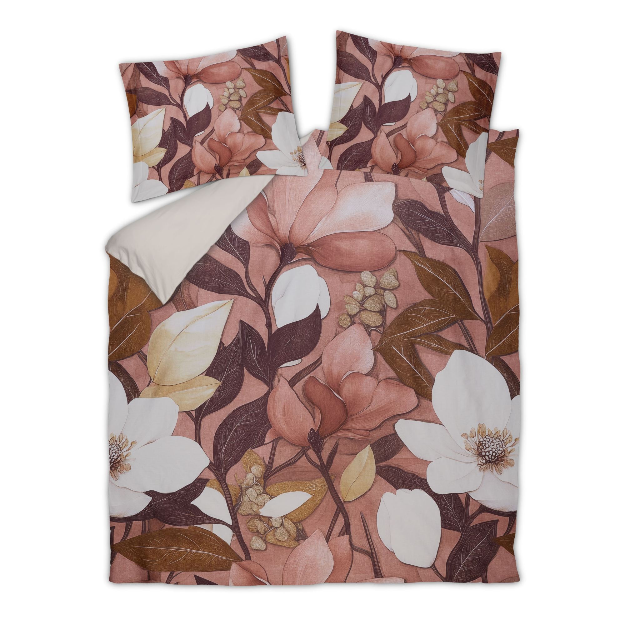 Dekbedovertrek FLORAVINE Rose Dawn 200x220 cm
