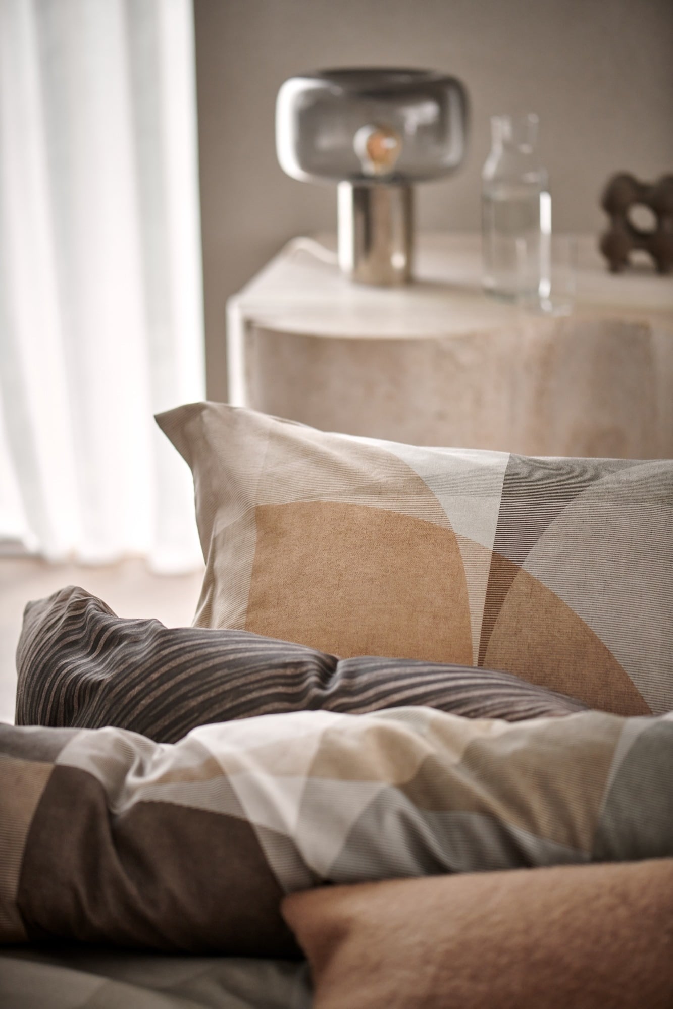 Duvet cover MUTED SHAPES 240x220 cm