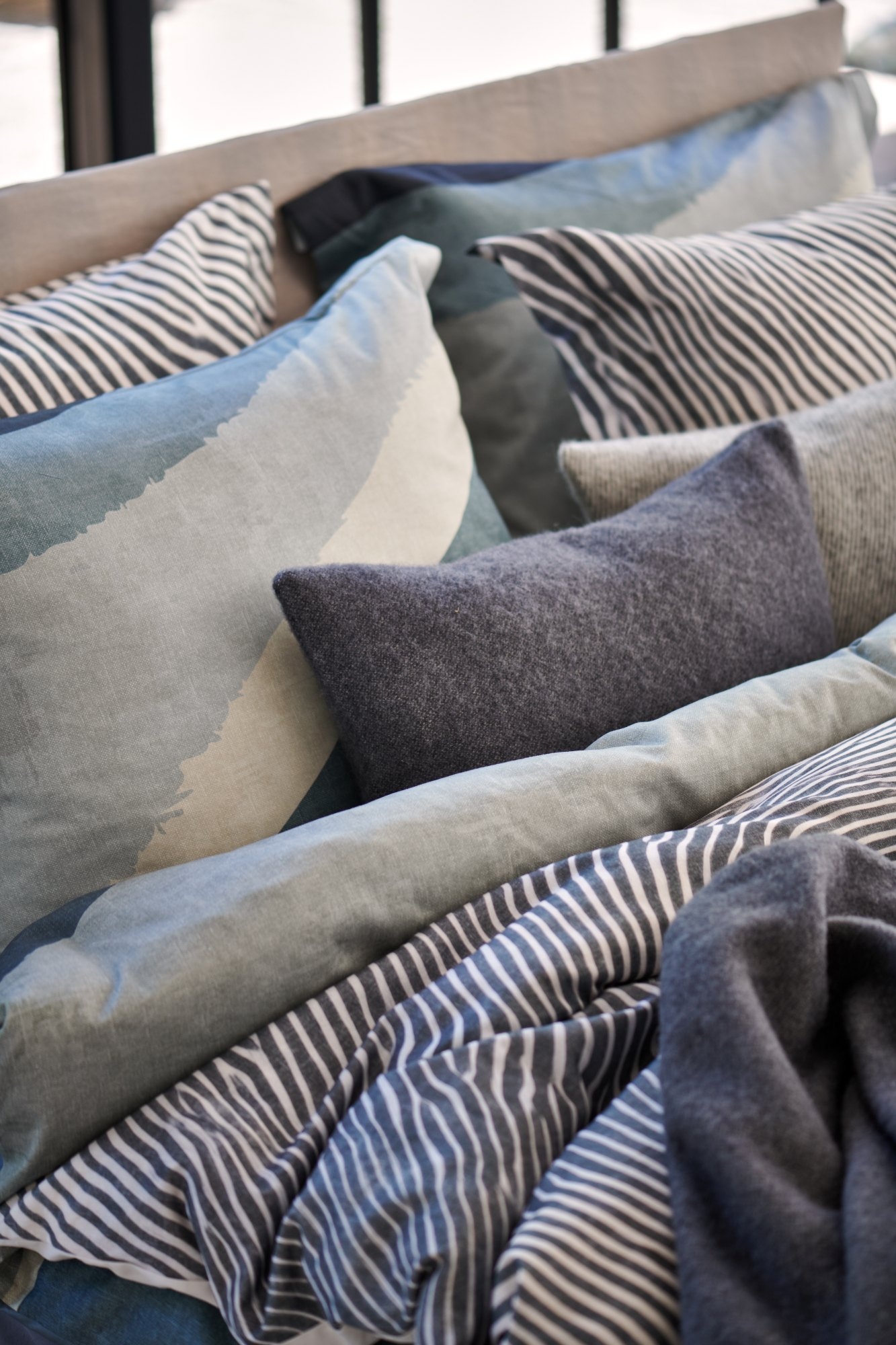 Housse de couette DUNE Denim délavé 200x220 cm