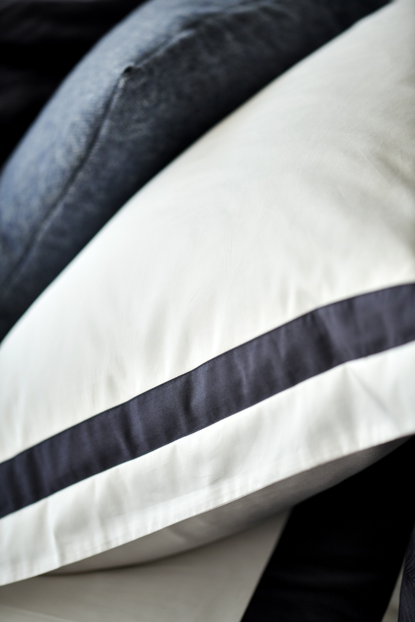 Housse de couette PURITY ALLURA Bleu Encre 200x220 cm