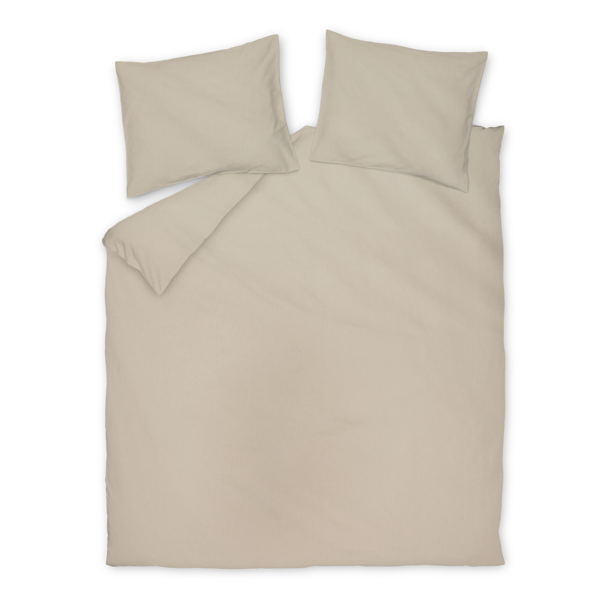 Housse de couette en coton lavé 200x220 cm Lin (coton)
