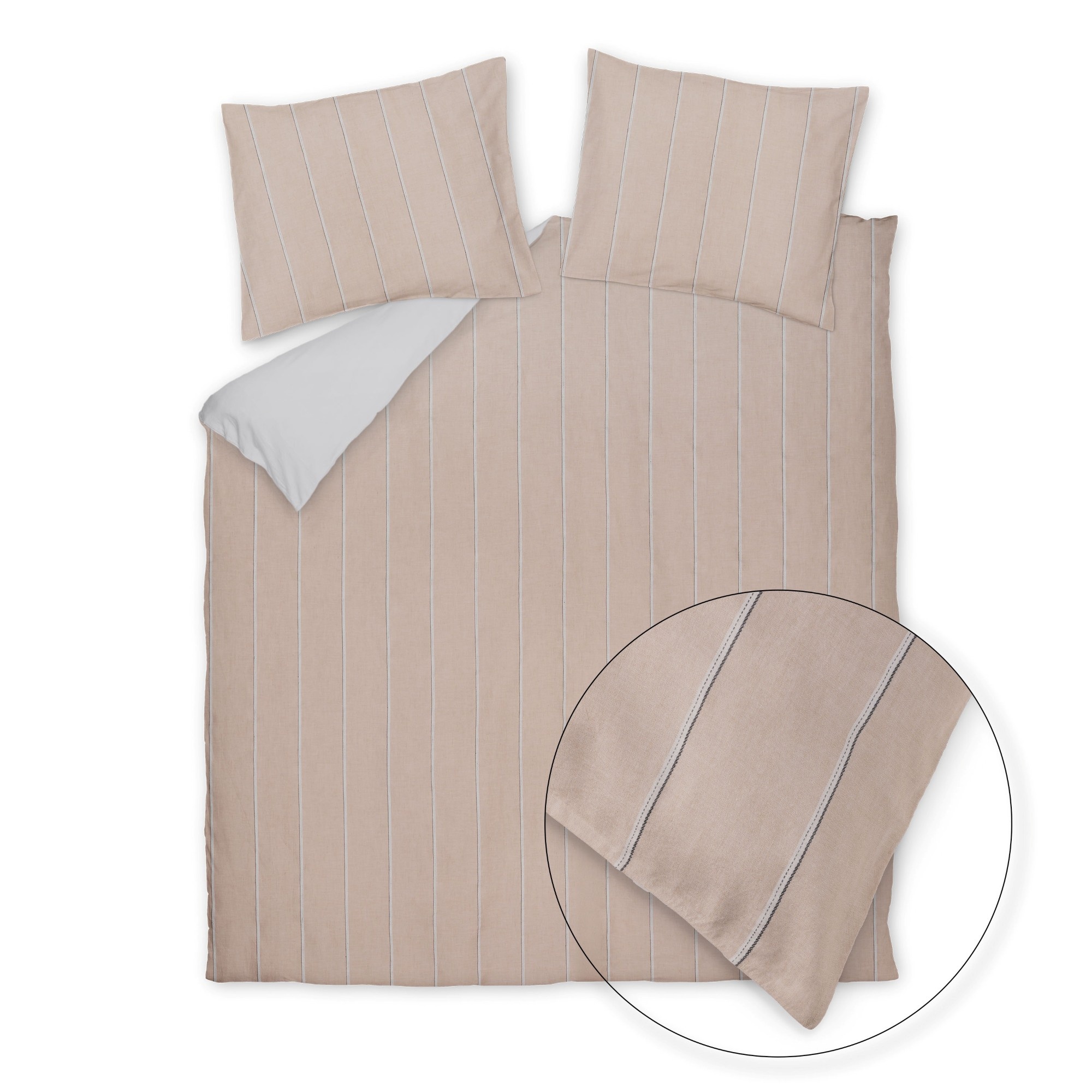 Dekbedovertrek PURE LINEA Blush 140x220 cm