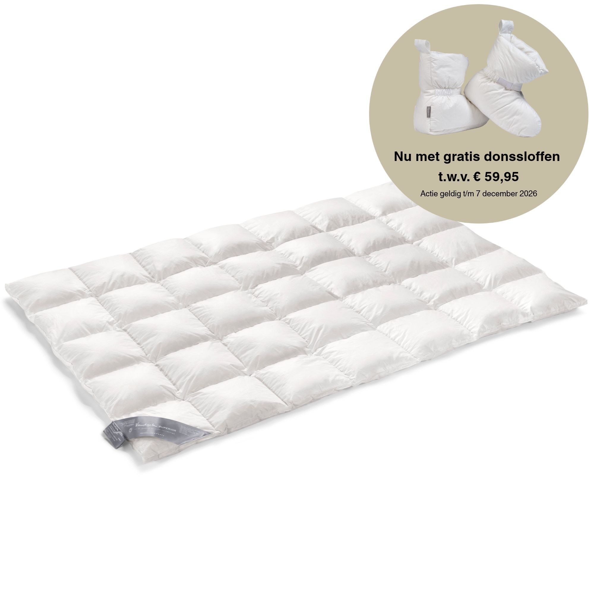 Duvet 100% down SUPERIOR SOLO (BEPR8101 512)