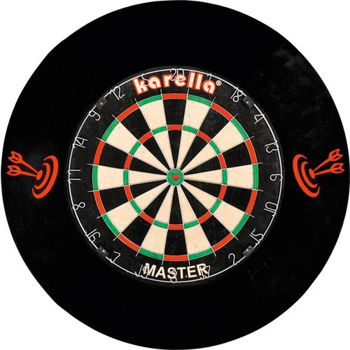 INNERGAMES Dartbord catchring 4-delig zwart