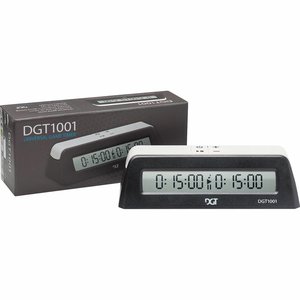 DGT 1001 digital chess clock black/white