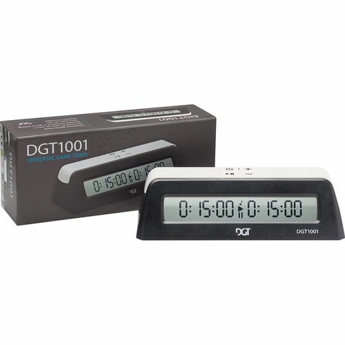 DGT 1001 digital chess clock black/white DGT DGT 1001 digital chess clock black/white