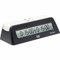DGT 1001 digitale schaakklok zwart/wit DGT DGT 1001 digitale schaakklok zwart/wit