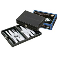 Philos Backgammon Tinos small gray 23 x 16,5cm PHILOS Philos Backgammon Tinos small gray 23 x 16,5cm
