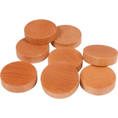 Shuffleboard discs - 30 pieces - diameter 50 mm