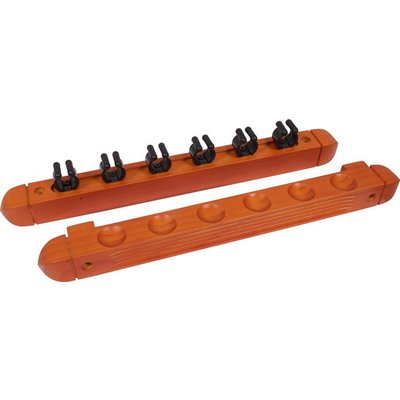 Wall cue rack for 6 signaler i forskjellige farger