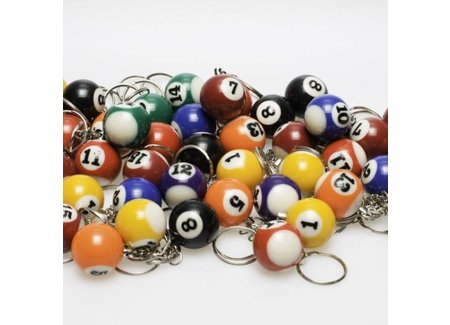 Billiards key chains