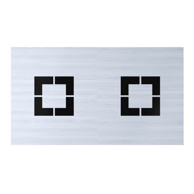 Indretningen dæklag N ° 3 sortlakeret