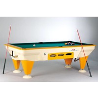 Sam Sam coin insert Outdoor pool table. Tempo