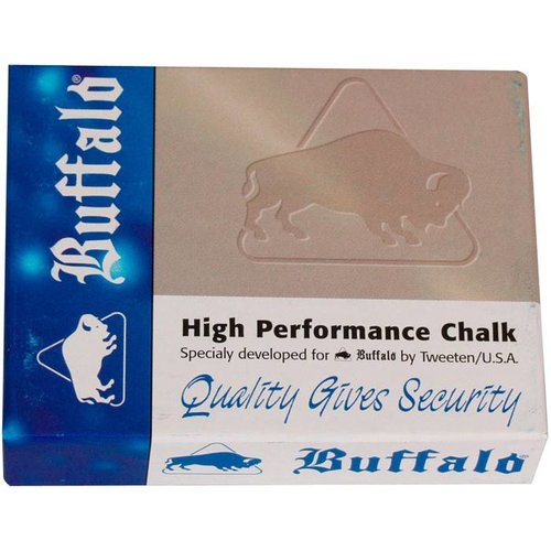 BUFFALO Buffalo biljard krittblå (12 stykker)