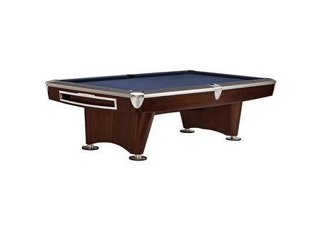 Pool billiards with slate plate