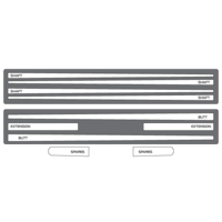 Cue-sak 2B / 5S Longoni ABS Diablo Red LONGONI Cue-sak 2B / 5S Longoni ABS Diablo Red