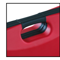 Cue-sak 2B / 5S Longoni ABS Diablo Red LONGONI Cue-sak 2B / 5S Longoni ABS Diablo Red