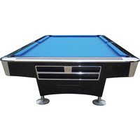 BUFFALO Poolbord Buffalo Pro-II 9 fod sort, drop-lomme