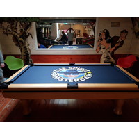 Printed pool cloth with your own design, logo, photo, or text