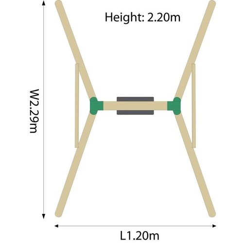 Gungställning Bush Baby trä PLUM Gungställning Bush Baby trä