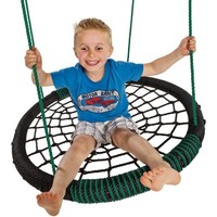 nestschommel "Oval"- PP - zwart/groen KBT nestschommel "Oval"- PP - zwart/groen