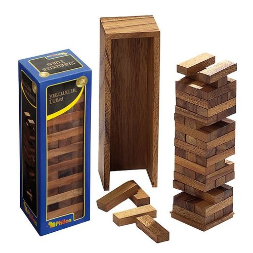 PHILOS  Timber vallende toren deluxe 95x85x305mm