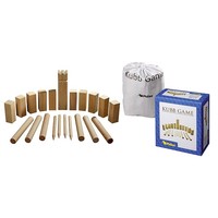 PHILOS Kubb game original 31x28cm Beech wood