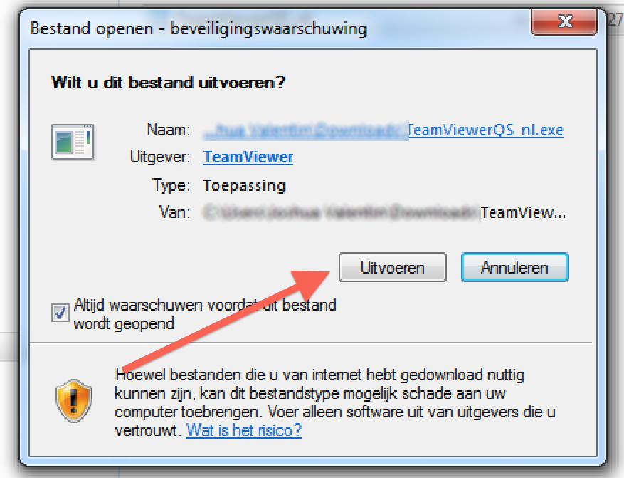 Teamviewer stap 4