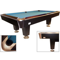 Lexor Pool billard X-treme II Pro-serien sort-rustfrit stål