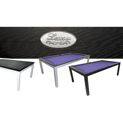 Lexor Pool table Lexor dinner black div. sizes and colors