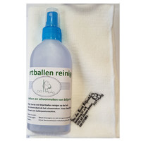Microfiber cloth and ball spray Microfiber cloth and ball spray