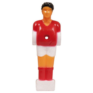 Röd och vit Soccerman 13 mm H = 10,8 cm arm