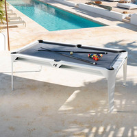 CORNILLEAU Hyphen outdoor pool table white 6,5 foot incl accessories