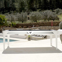 Hyphen outdoor pooltafel wit 6,5 foot CORNILLEAU Hyphen outdoor pooltafel wit 6,5 foot