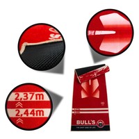 BULL'S Dart-Mat "180" rood