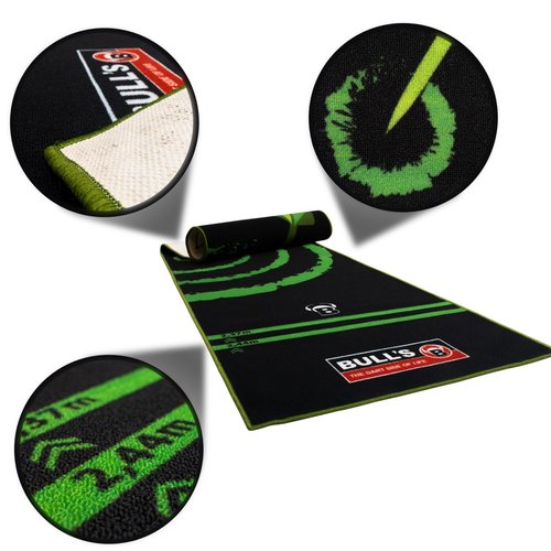 BULL'S Dart-Mat "180" green