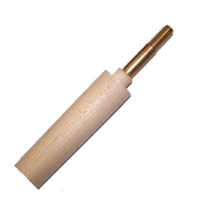 Top end with metal screw with shoulder