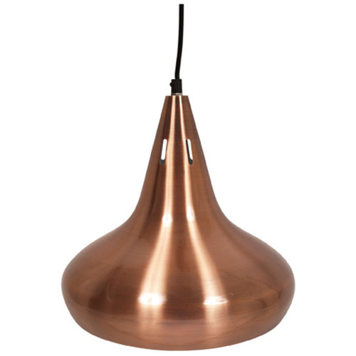 Red copper lamp mat.