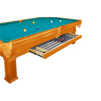 Dynamic Pooltafel Dynamic Bern, 8 of 9 foot bruin.