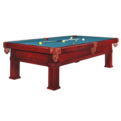 Pool table Dynamic Bern, 8 or 9 foot mahogany.