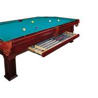 Dynamic Pool table Dynamic Bern, 8 or 9 foot mahogany.