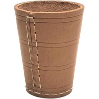 Dice cup 10cm leather