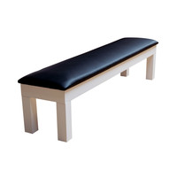 Dynamic Bench with storage box color Glossy white.