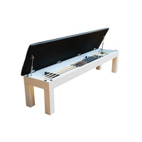 Dynamic Bench with storage box color Glossy white.