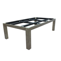 Pooltafel Penelope II. 7 e 8 foot. kleur Silver mist. kleur laken royal blue Dynamic Pooltafel Penelope II. 7 e 8 foot. kleur Silver mist. kleur laken royal blue