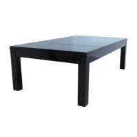 Dynamic Pool table Penelope II. 8 feet. color glossy black. sheet burgundy
