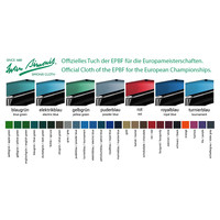 Penelope II biljardbord. 2,1 meter. Blank hvit. Elektrisk blått stoff. Dynamic Penelope II biljardbord. 2,1 meter. Blank hvit. Elektrisk blått stoff.