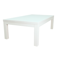 Pooltafel Penelope II. 7 foot. kleur glanzend wit. laken electric blue Dynamic Pooltafel Penelope II. 7 foot. kleur glanzend wit. laken electric blue